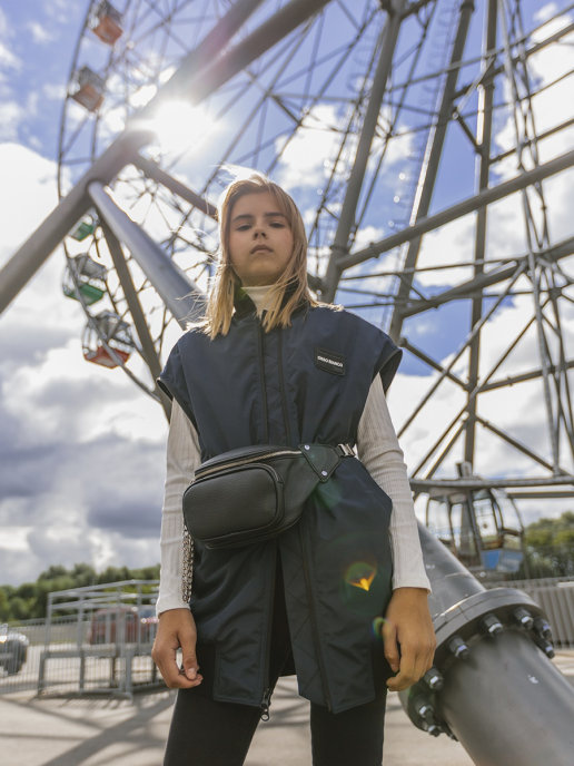 OrsoBianco Куртка деми для девочки Флорен215