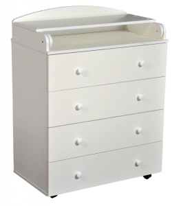 Антел Комод Ульяна-2 ЛДСП (Россия) белый