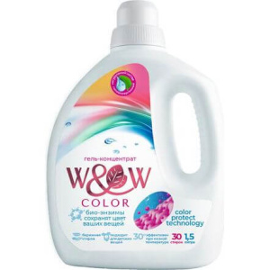 W&W Гель -концентрат для стирки Color 1,5л