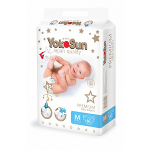 YOKOSUN Premium Подгузники 5-10кг 62шытт