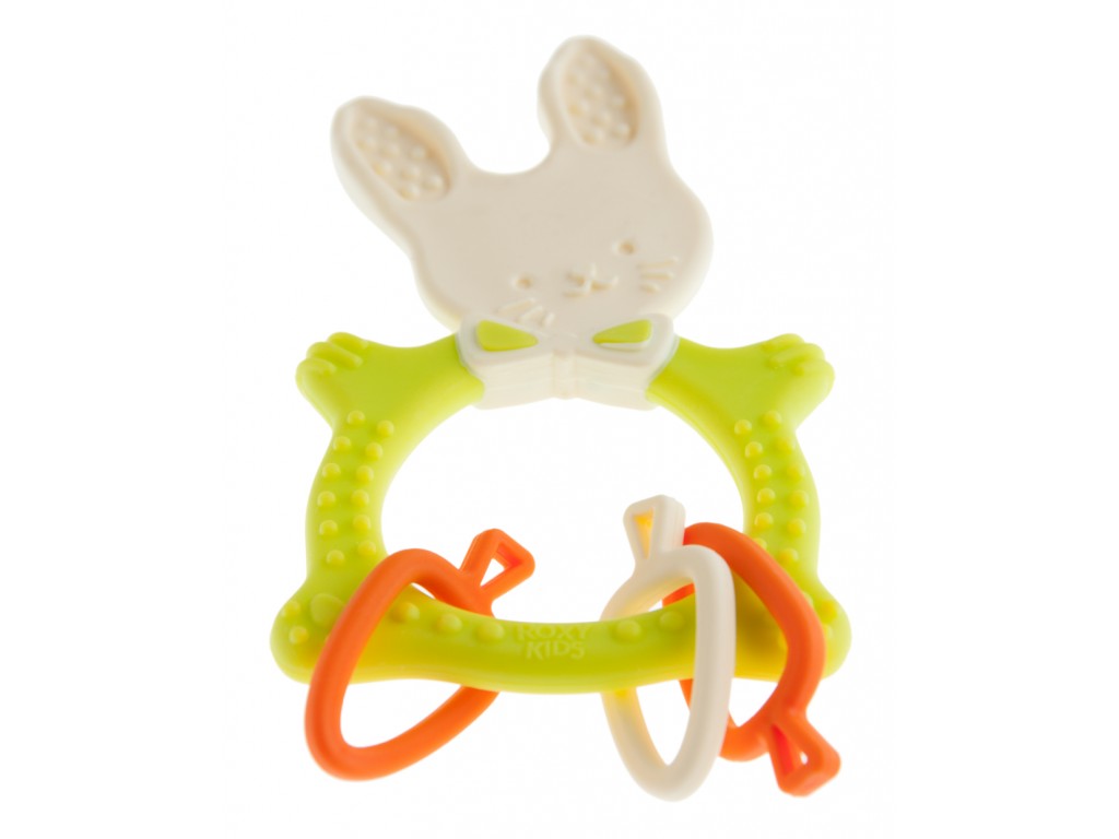 RoxyKids Прорезыватель BUNNY зеленыйssss