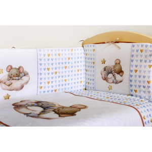 Lappetti Комплект 6пр Мышки на облачке кофе 