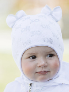 АРТЕЛЬ Шапка детская 01383 белый22