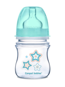 Canpol Бутылочка EasyStart 120мл 0+ Newborn baby голубойы