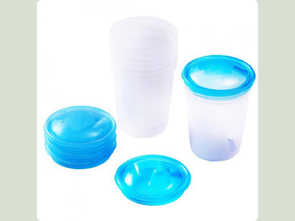 BabyOno Контейнер дхран. молока 4шт