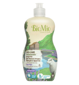 BioMio Средство для мытья посуды Лаванда, хлопок 450мл