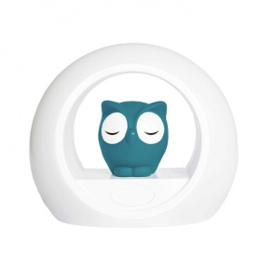 ZAZU Ночник с датчиком звука Сова Лу синяя