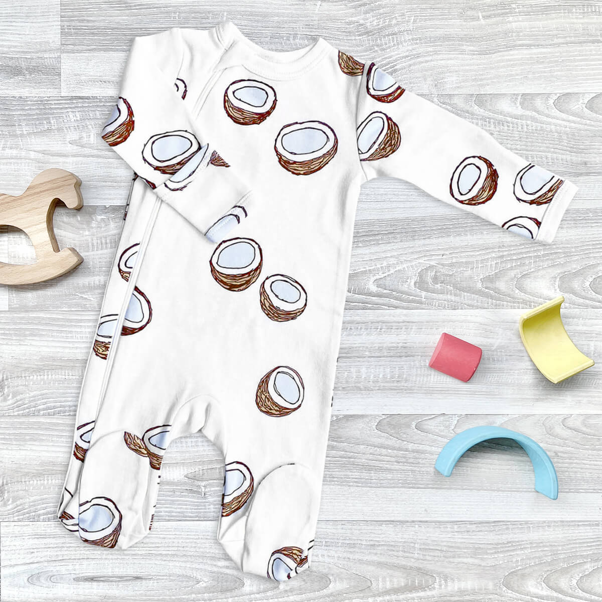 Mjolk Комбинезон Sleep and Play Кокосы (56) (2) Ростов-на-Дону