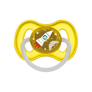 Canpol Пустышка латекс 0-6м голубой 23221 желтый