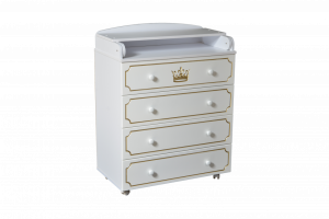 Антел Комод детский с пеленальной доской МДФ Николь