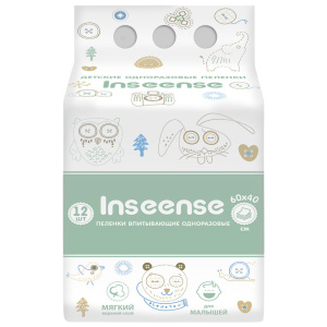 INSINSE Пеленки однораз. 6040 12шт