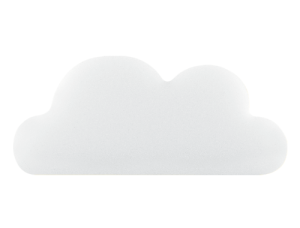 LUBBY Губка ультрамягкая Облачко 0+