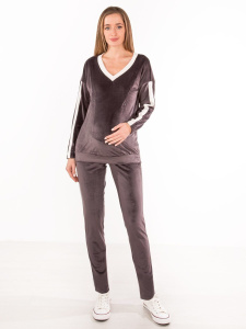 153Евромама Костюм плюш брюки +джемпер 1533ЕМ1