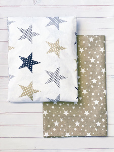 Подушкино КПБ 3пр Звездныйc3 золото