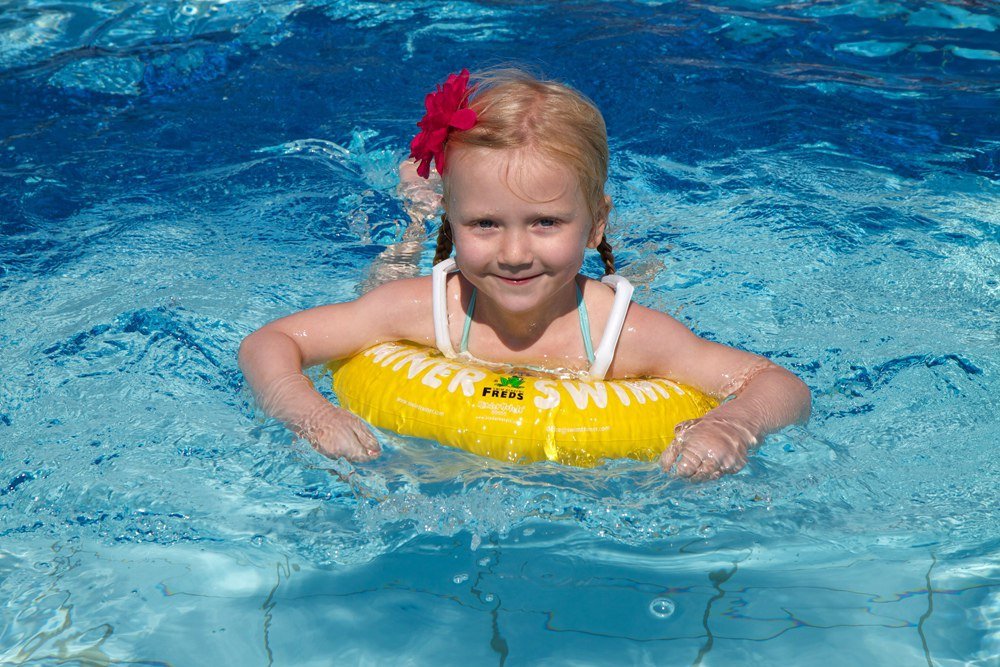 SWIMTRAINER Надувной круг Классик желтыйjpgы