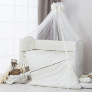 Perina Комплект постельных принадлежностей Le Petit Bebe Мол-кофе (perina_komplekt_postelnykh_prinadlezhnostey_le_petit_bebe_mol_kofe) Ростов-на-Дону