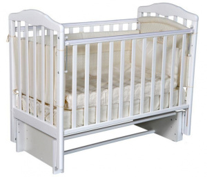 Антел Кровать универс.маятник АЛИТА-35 белый