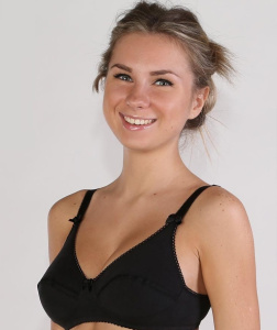 Евромама Бюстгальтер для кормления Алиса черный