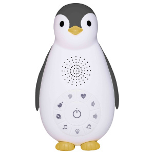 ZAZU Колонка +проигрыв +ночник Пингвин Зои серый
