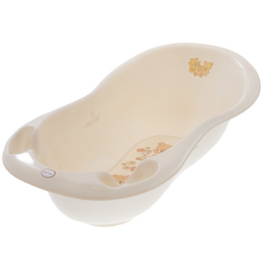 ТЕГА Ванна 102см с градусником Мишки бежевый