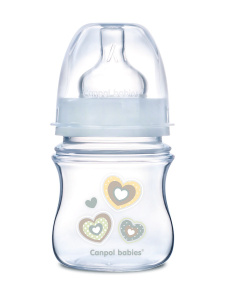Canpol Бутылочка EasyStart 120мл 0+ Newborn baby белый
