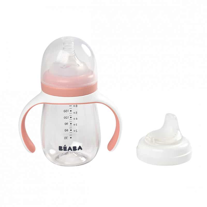 BEABA Поильник 210мл 2в1 Learning Cup Old Pinka119e91584
